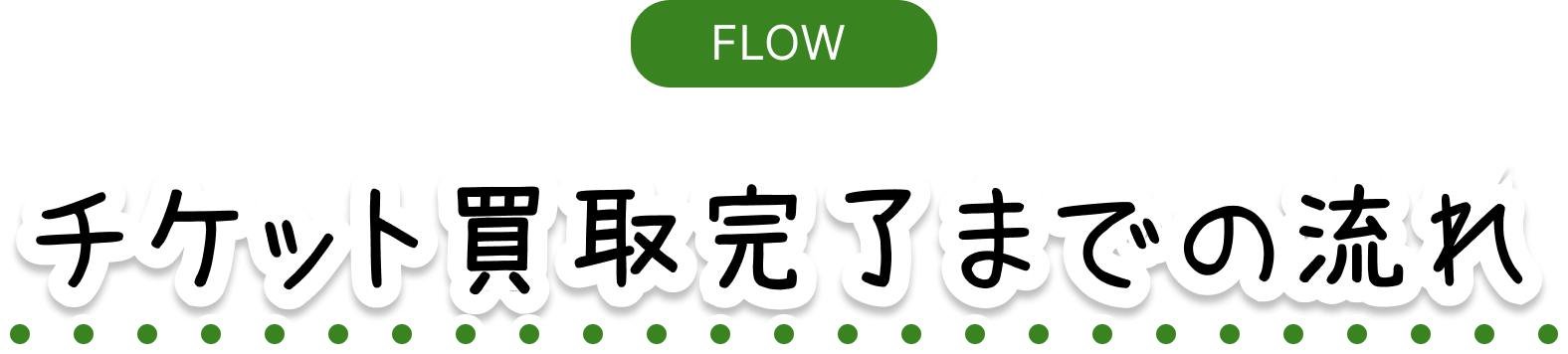 FLOW/チケット買取完了までの流れ